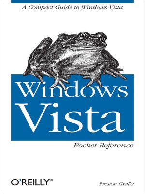 cover image of Windows Vista Pocket Reference